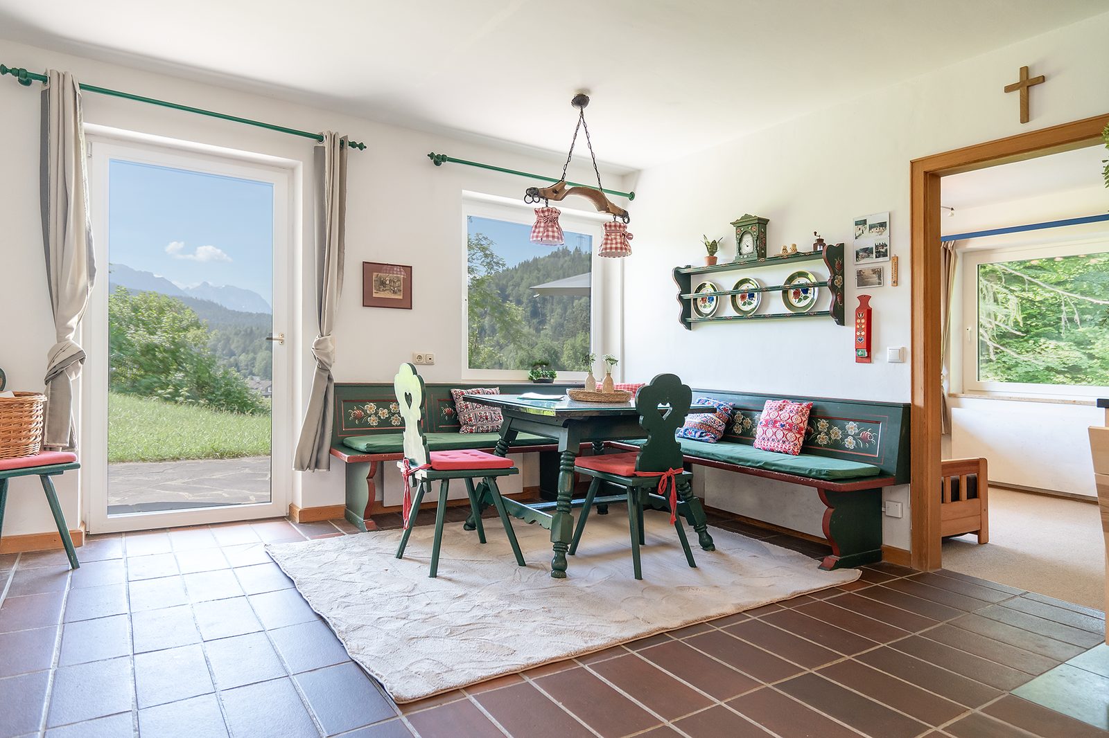 Ferienwohnung Walchensee – Essbereich